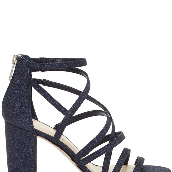 jessica simpson stassey glitter strappy block heel sandals